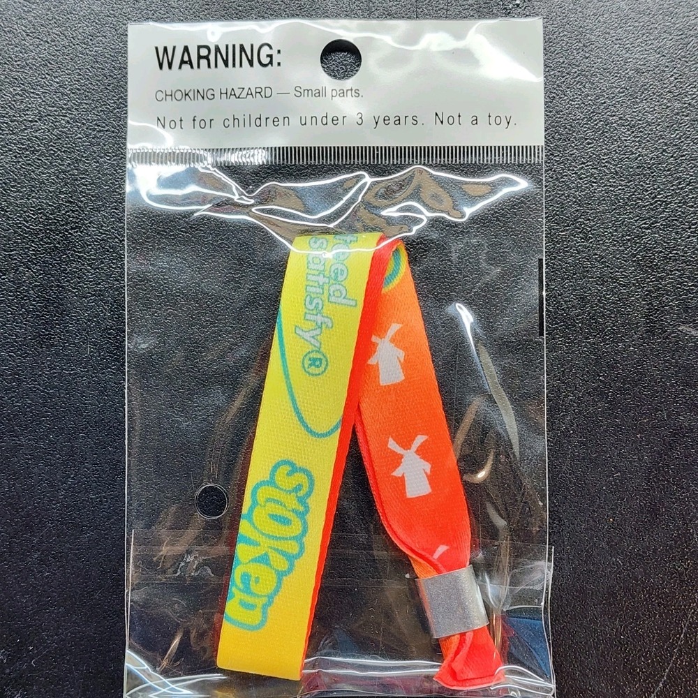 Dutch Bros April 20 2026 Red & Yellow Adjustable Festival Wristband Drop